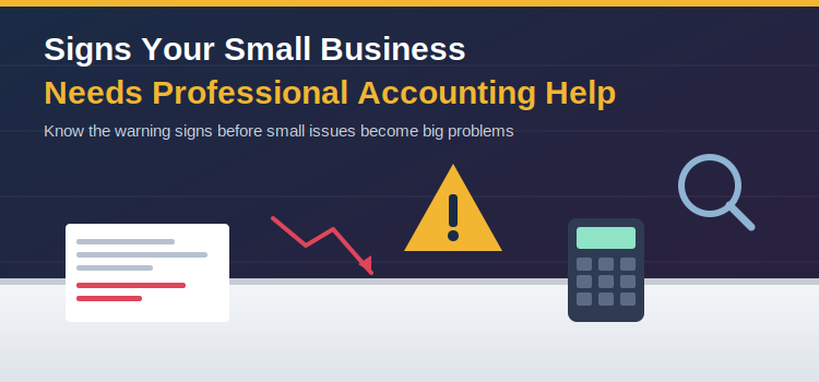 Signs Your Small Business Needs Professional Accounting Help