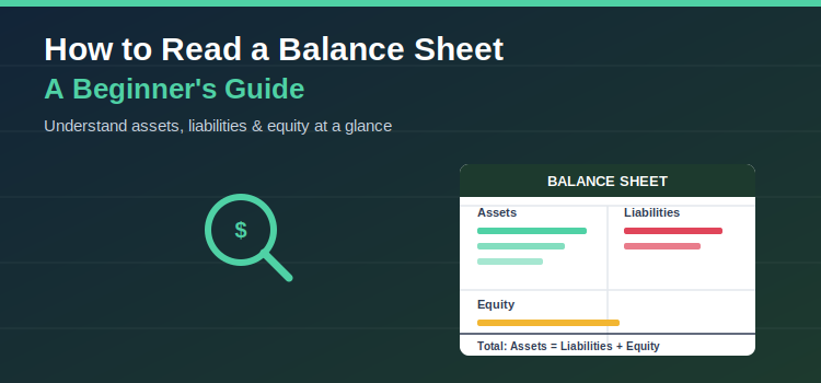 How to Read a Balance Sheet - A Beginner's Guide